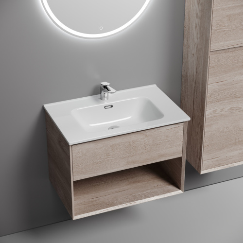 Тумба под раковину Sancos Marmi 1.0 MR1.070EG 70х40 подвесная цвет коричневый - фото 4